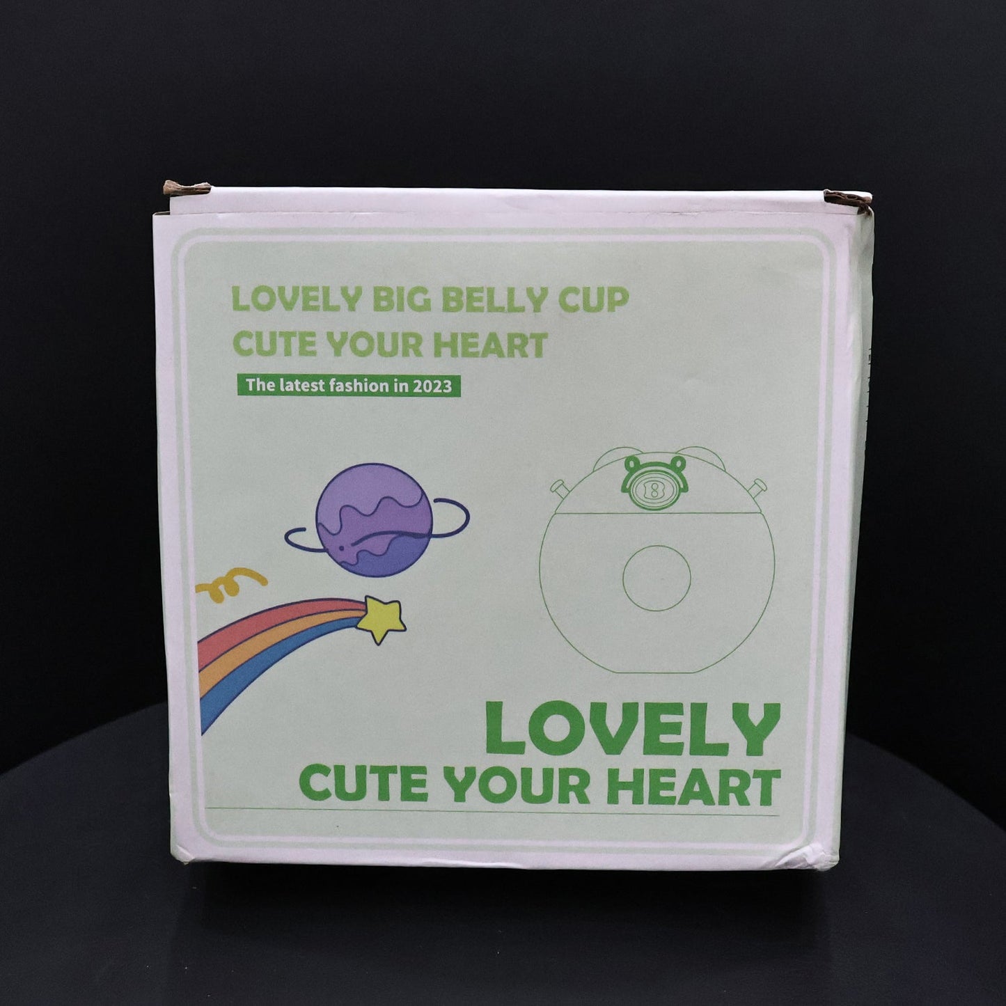 Round Belly Shape Kids Water Bottle (400Ml / 1 Set )