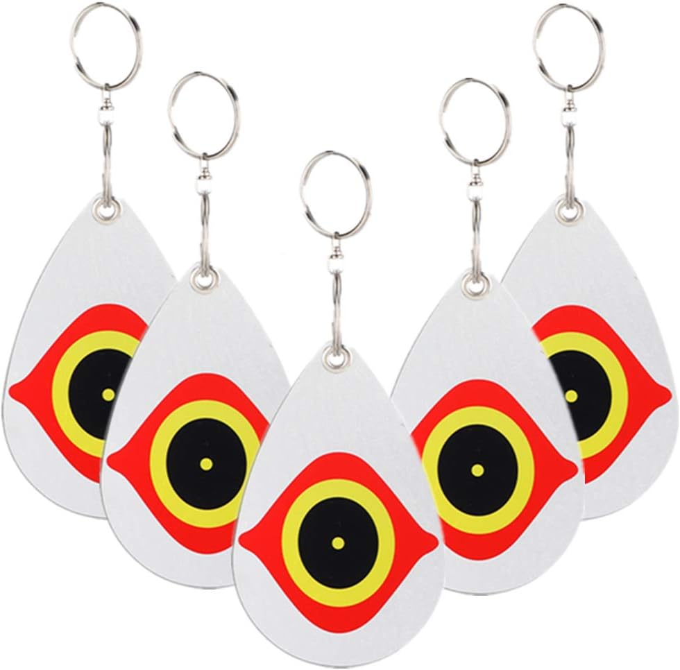 Away Bird Eye Decoy to Bird Scare Device With Hanging Outdoors Reflective Scarer