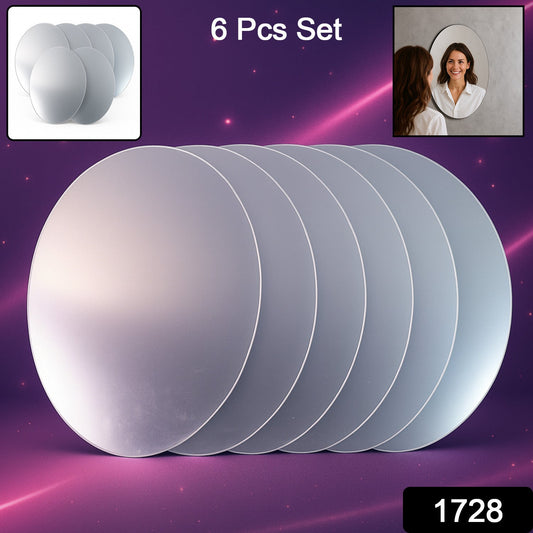 Elegant Oval Frameless Wall Mirror for Home & Office Decor