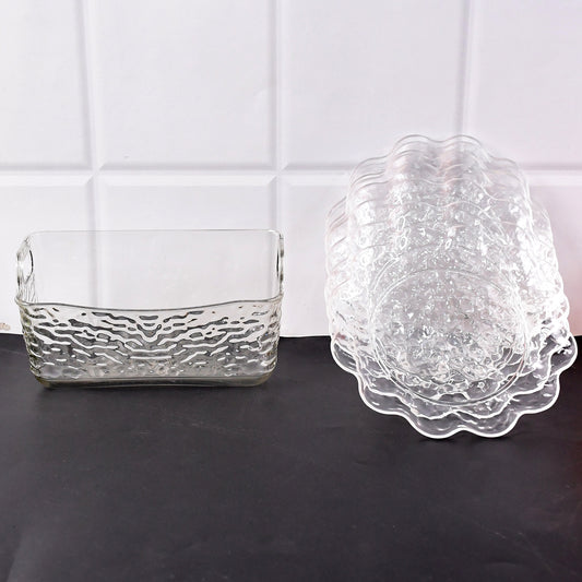 9 In 1 Plastic Bowl With Serving Tray Plates Set