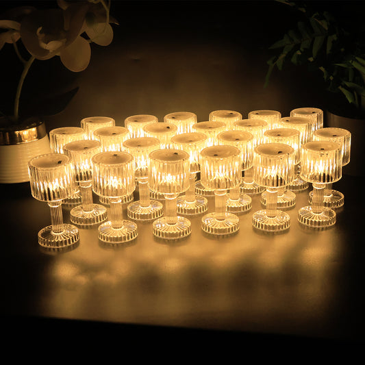 Battery Operated Decorative Led Mini Table Lamp (24 Pc Set)