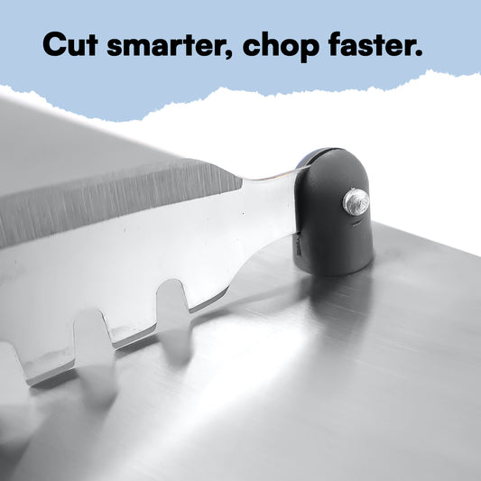 Supermom Stainless Steel Multifunctional Cut Chop Vegetable Slicer Tool (1 Pc)