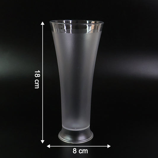 Supermom Plastic Faluda Matt Glass Set (300ml 6 Pc)