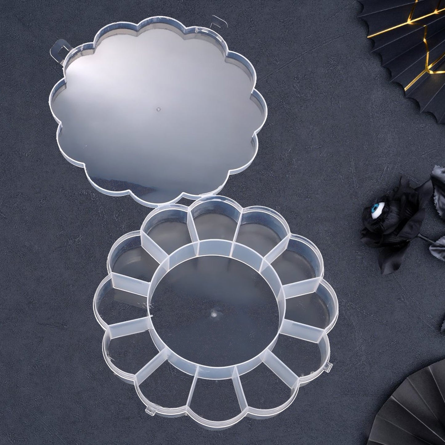 Flower Shaped Multipurpose Storage Box 