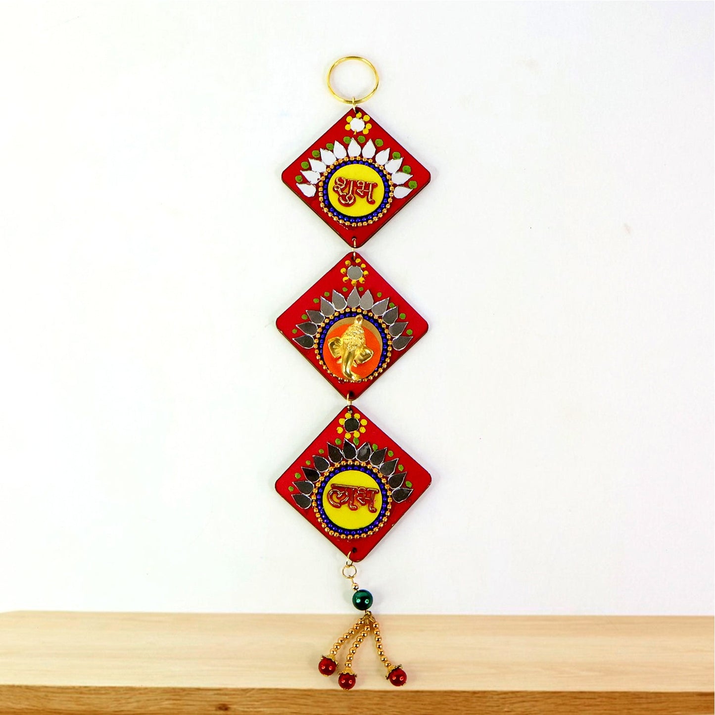 Traditional Labh Shubh Decorative Wall Hanging (1 Pc)