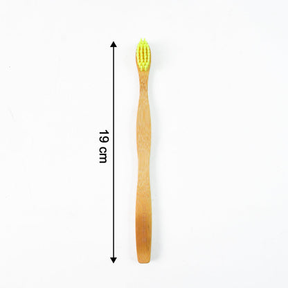 Eco-Friendly Natural Bamboo Toothbrush with Medium Bristles (1 Pc)