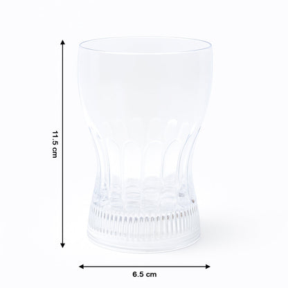 Plastic Fancy LED Light Glass 200 ML (1 Pc)