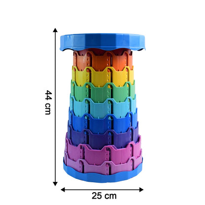 Portable Telescopic Folding Stool (1 Pc)
