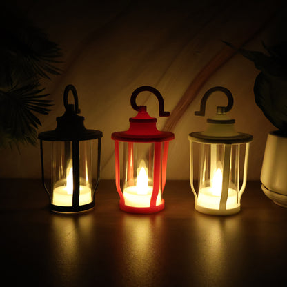 Decorative Lantern Shaped Flameless Led Candles (12 Pc)