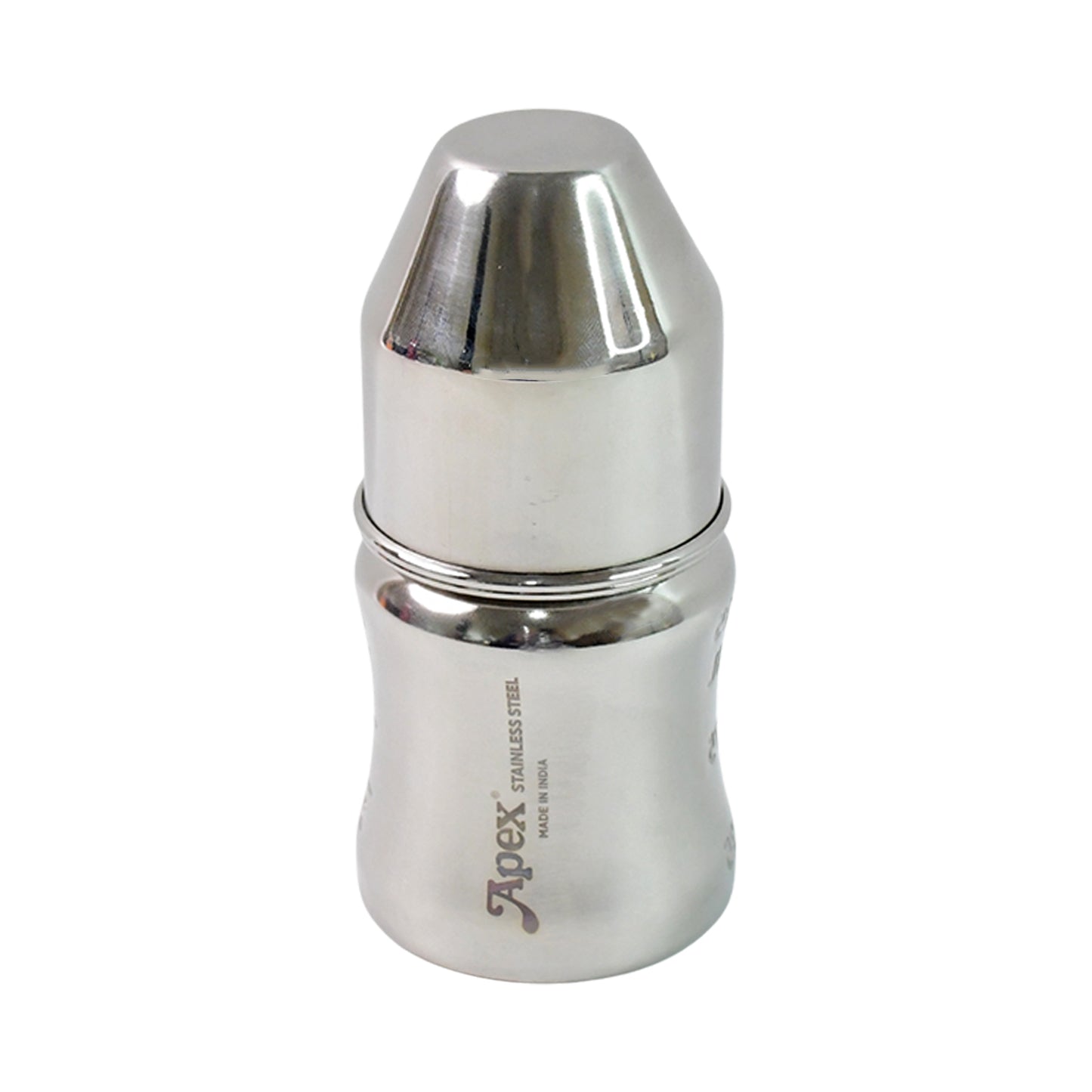 Apex Premium Stainless Steel Baby Feeding Bottle (125 Ml  1 Pc)