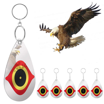 Away Bird Eye Decoy to Bird Scare Device With Hanging Outdoors Reflective Scarer