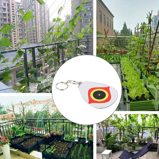 Away Bird Eye Decoy to Bird Scare Device With Hanging Outdoors Reflective Scarer