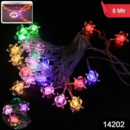 Decorative Crystal Flower LED String Light