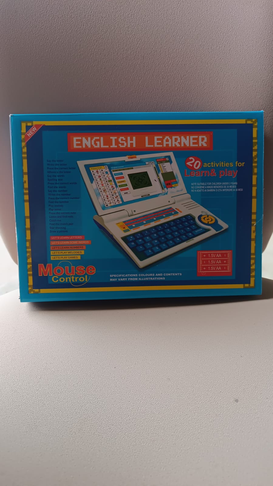 English Learner Educational Laptop Toy – 20 Learning Activities