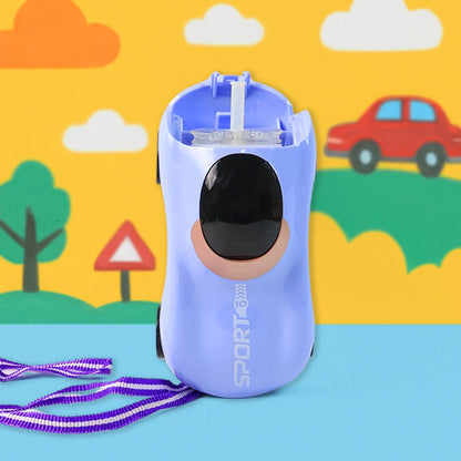 Car Shape Water Bottle with Built-in Straw 280ml (1 Pc)