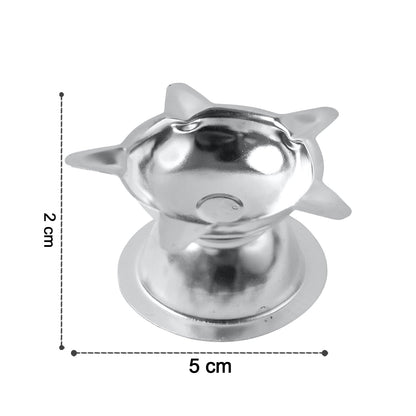 Lotus Design Stainless Steel Diya