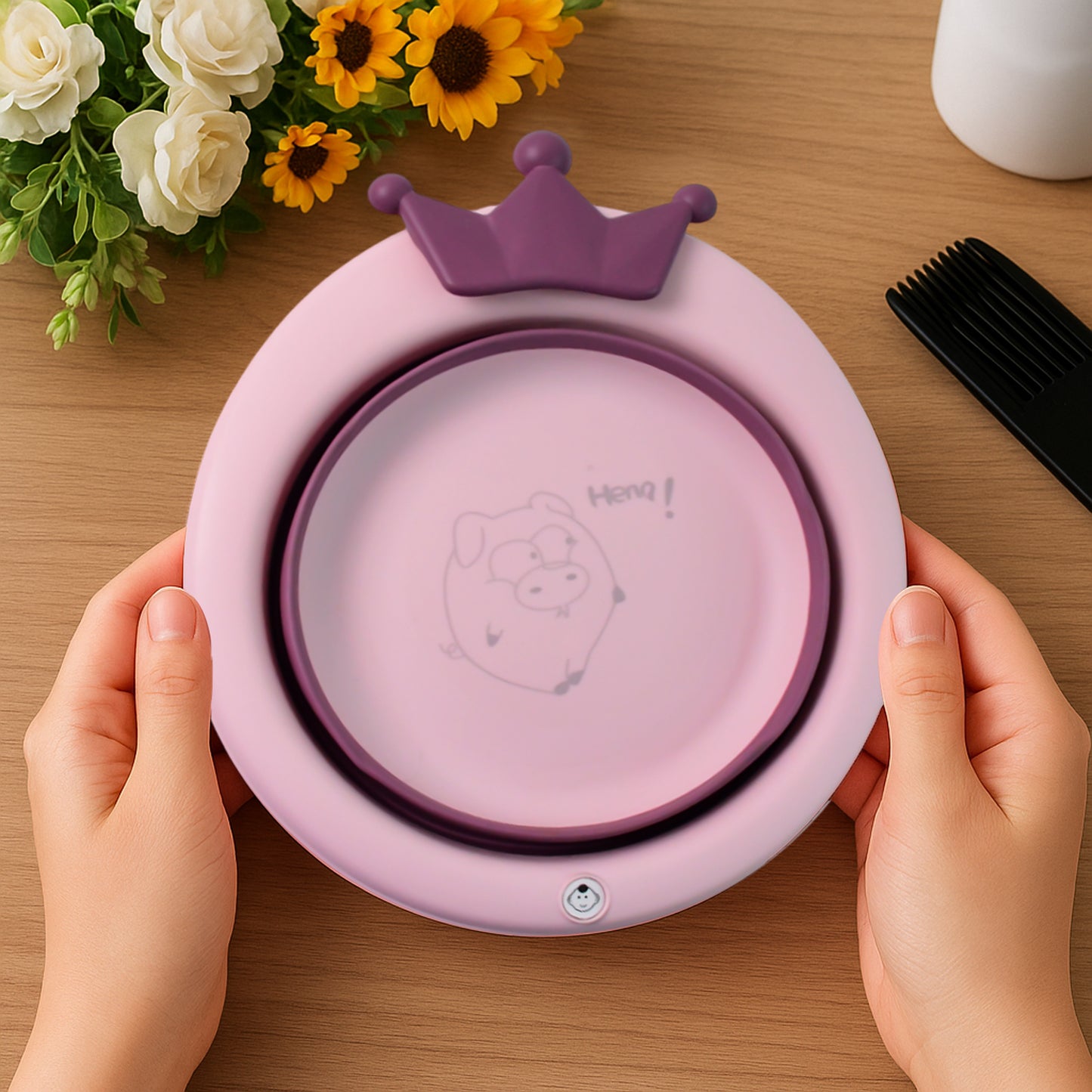 Premium Baby Bathtub With Non-slip Base