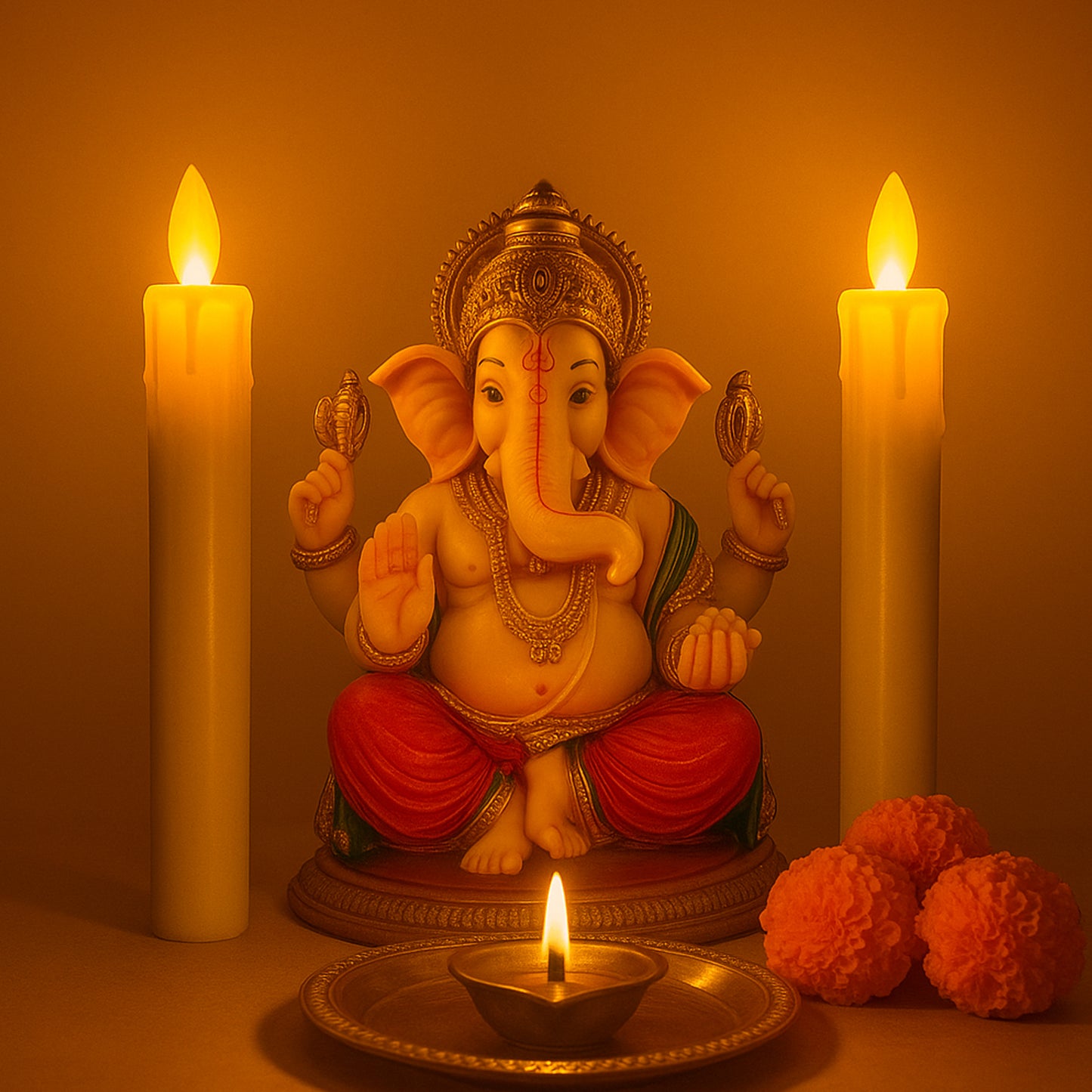 Set Of 2 Led Flameless Taper Candles