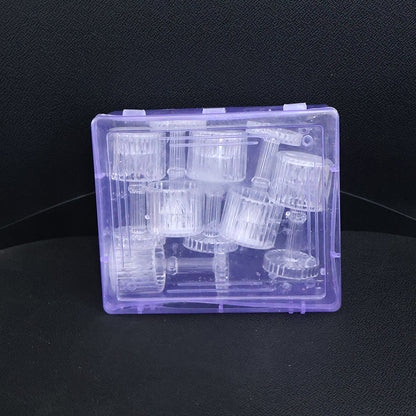 Set of 6 LED Crystal-Effect Table Lamps