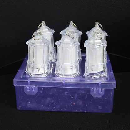 LED Hanging Lantern Style Decorative Flameless Candles (6 Pc)