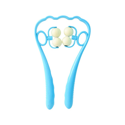 Premium Dual Head Roller Massager for Neck & Shoulders