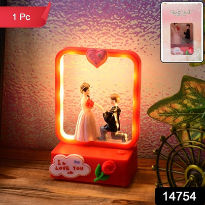 Romantic Led Love Couple Decorative Night Lamp Showpiece (1 Pc)