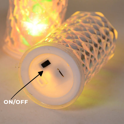 Led Flameless Decorative Candle Lights (3 Pc  Set)