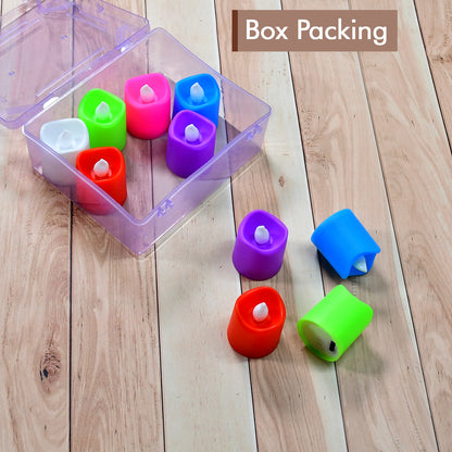 6429 10pcs Festival Decorative - Led Tealight Candles  Battery Operated Candle Ideal For Party.