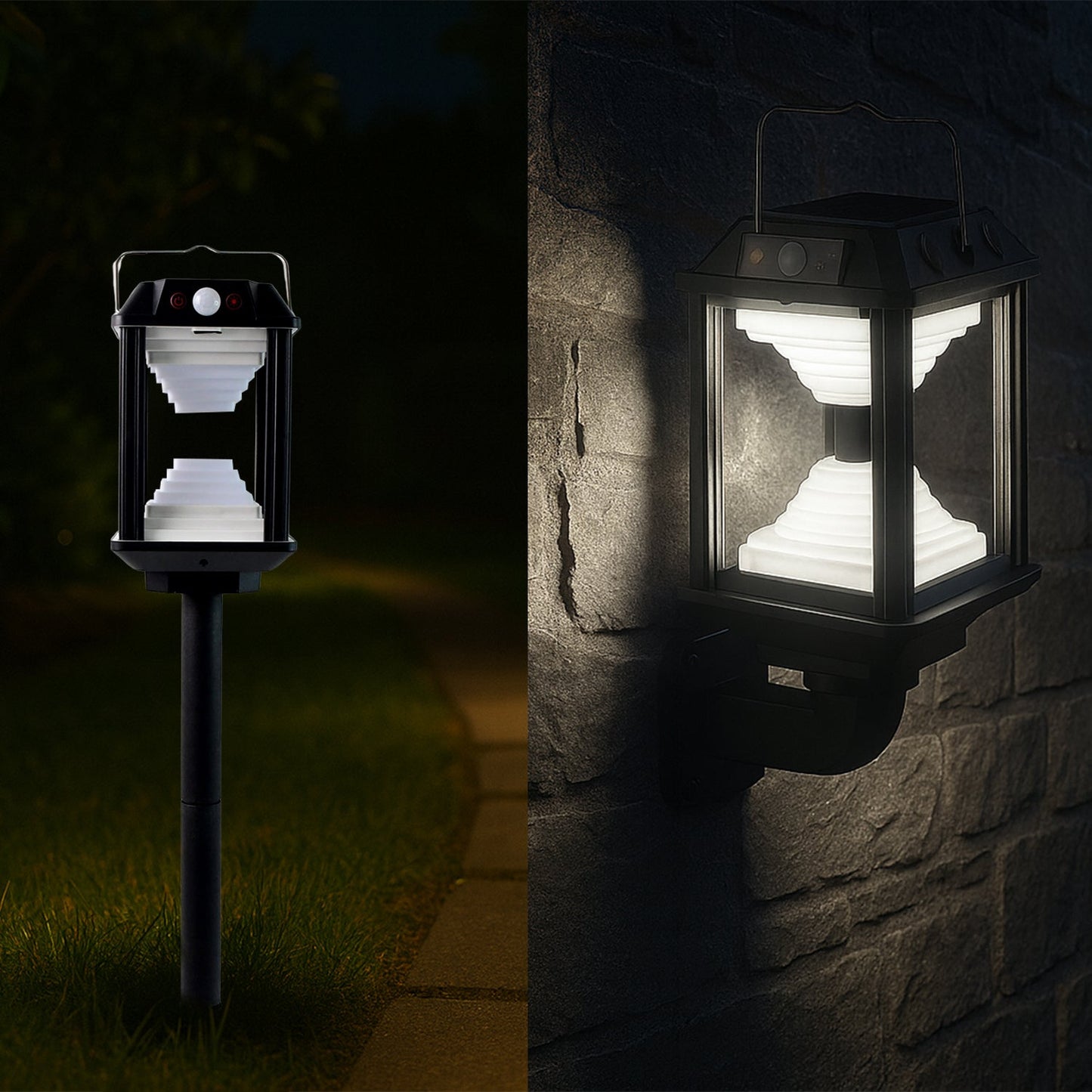 Premium Solar Induction LED Wall Lamp with Motion Sensor (1 Set)