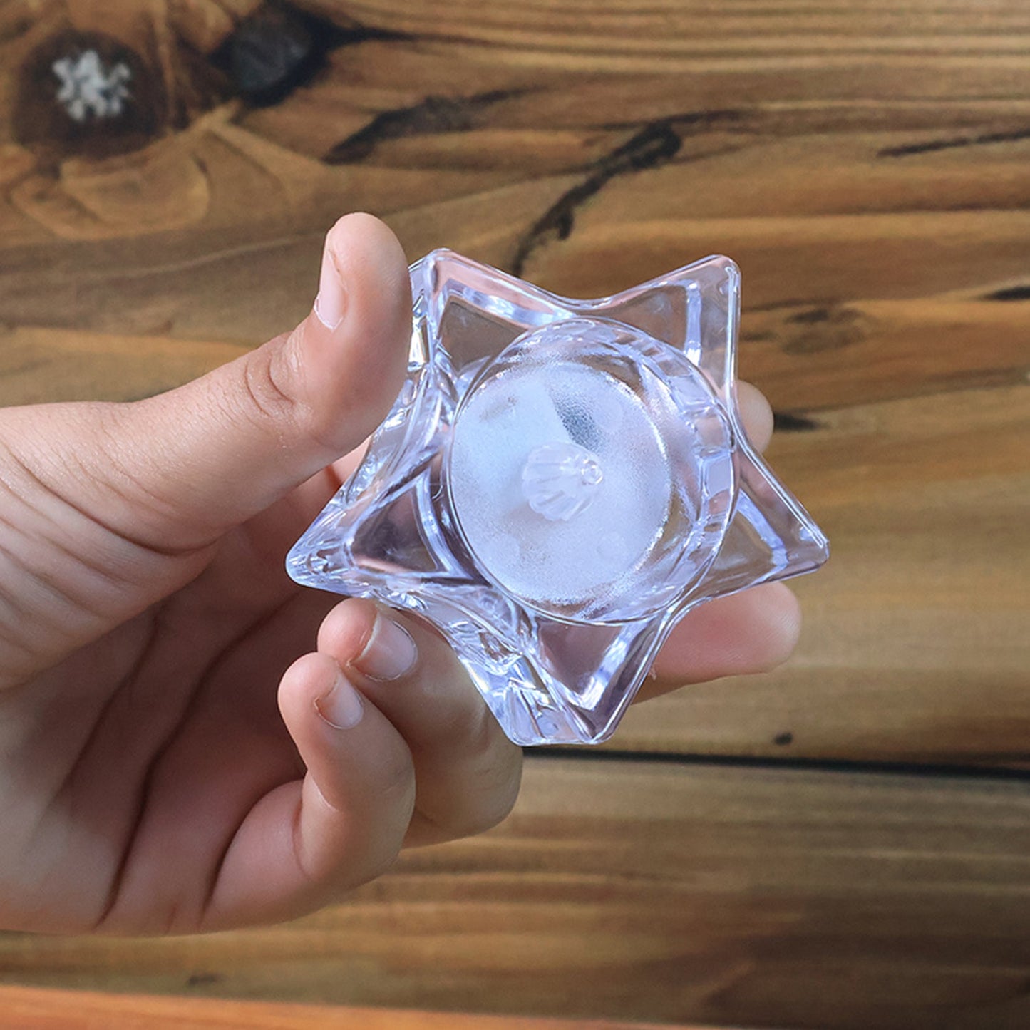 Star-Shaped LED Candles