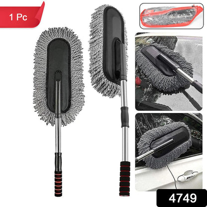 Car Duster Long Retractable soft non-slip handle Multipurpose Microfiber Wash Brush Vehicle Interior And Exterior Cleaning Kit With For Car