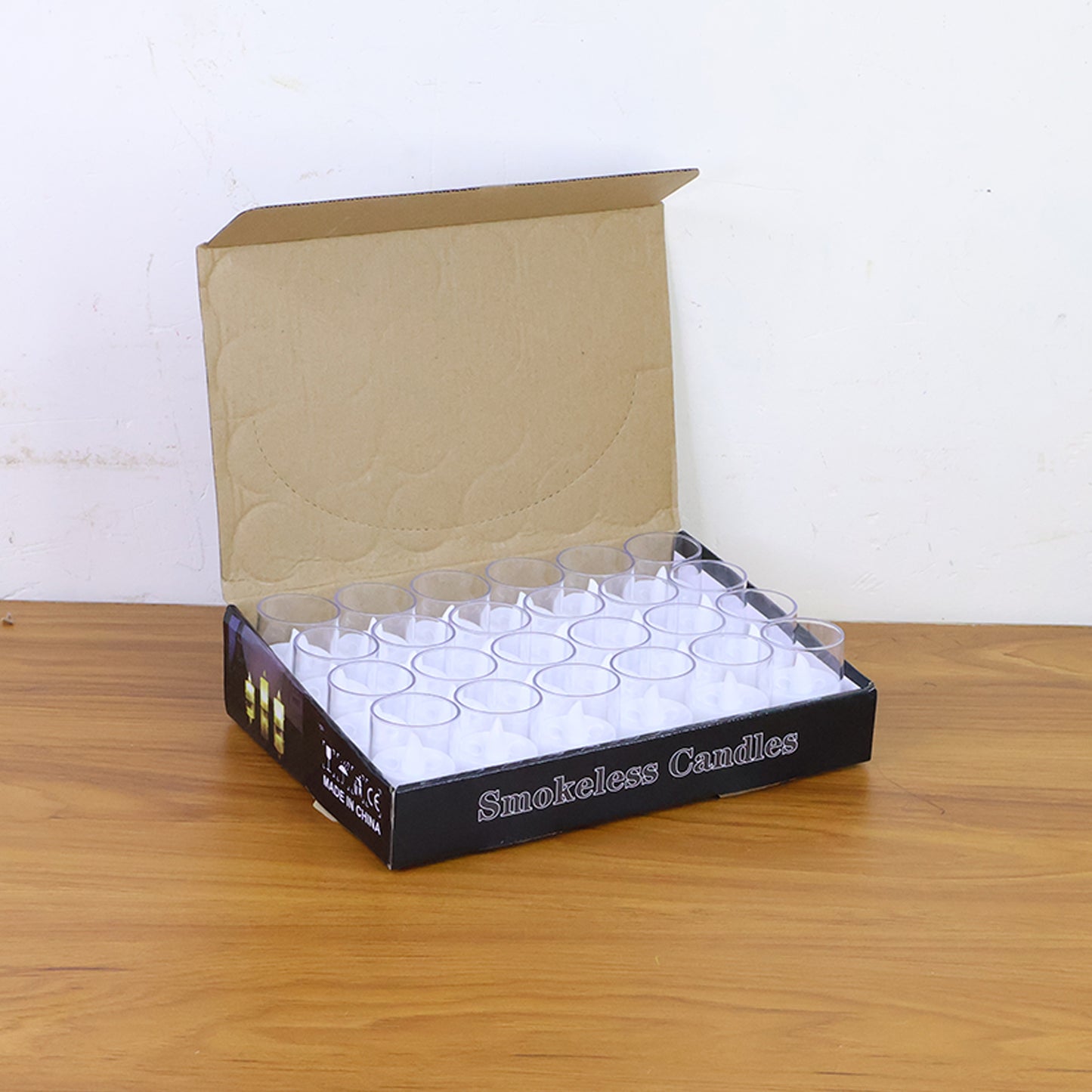 Smokeless Led Tealight Candles (24 Pc)