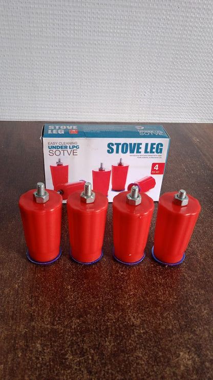 Heavy-Duty Universal Stove Legs for Gas Stove (4 Pc Set)