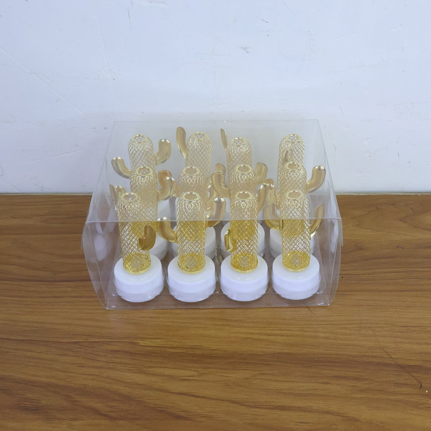 Decorative Cactus Shaped Flameless LED Candles (12 Pc)
