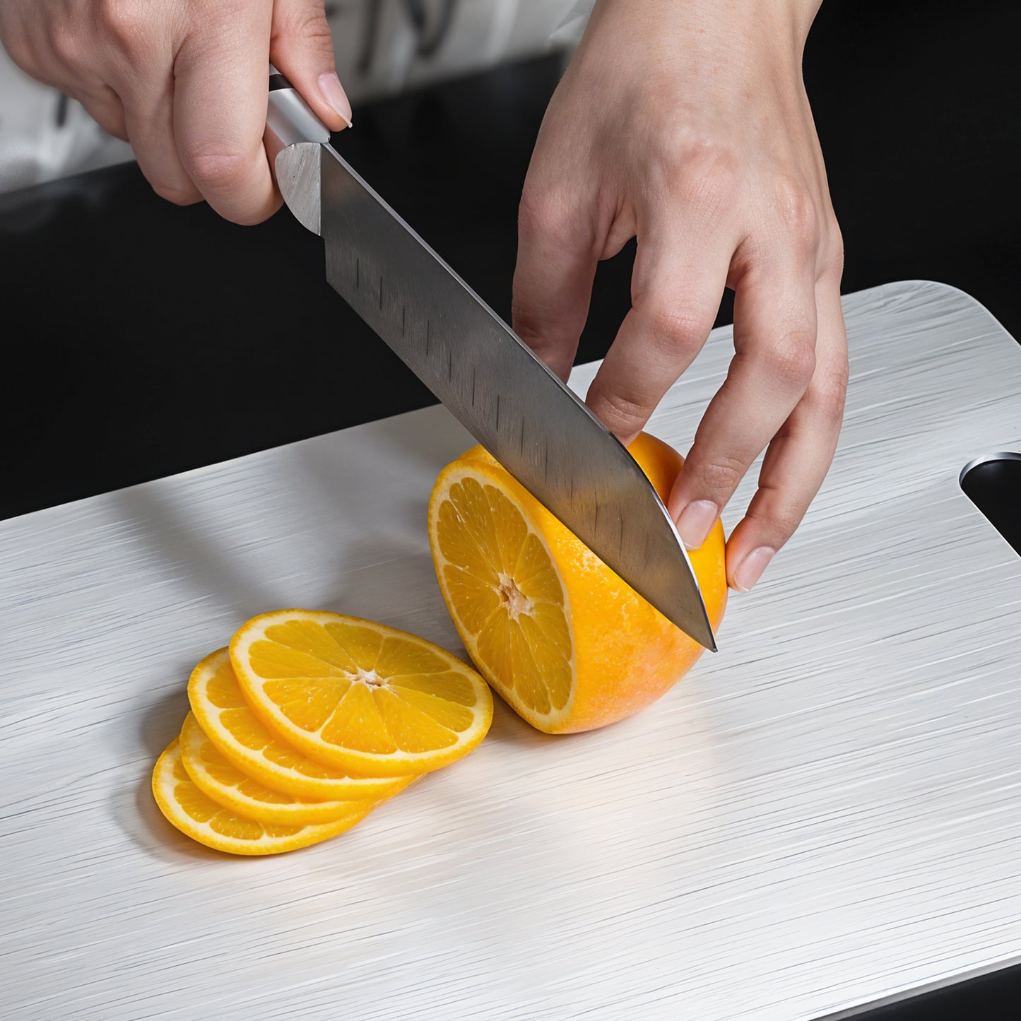 Premium Stainless Steel Cutting Board 229mm X 330mm (1 Pc)