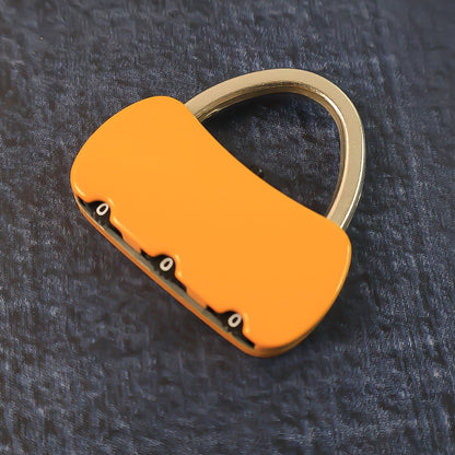 Portable Security 3-Digit Combination Travel Lock (1 Pc)