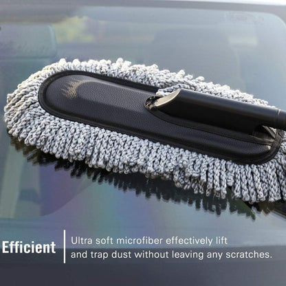 Car Duster Long Retractable soft non-slip handle Multipurpose Microfiber Wash Brush Vehicle Interior And Exterior Cleaning Kit With For Car