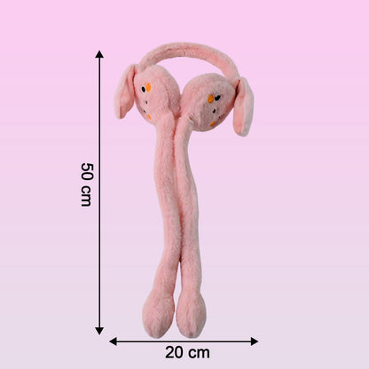 Fluffy Rabbit Ear Plush Winter Earmuffs