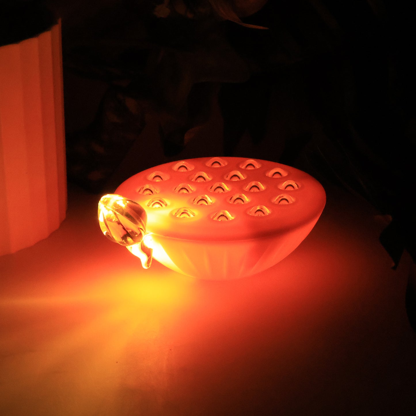 Set Of 4 Lotus Canopy Led Decorative Lamps