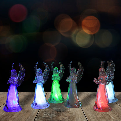Led Angel Decorative Lights (6 Pc  Set)