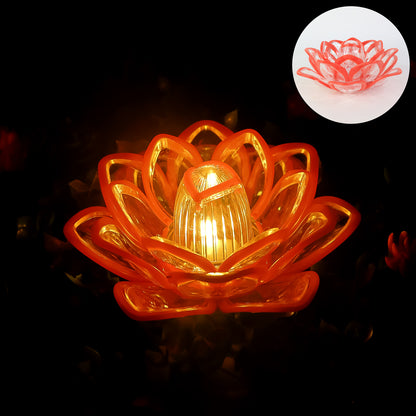 Decorative Lotus Shaped Led Candle Light (1 Pc)